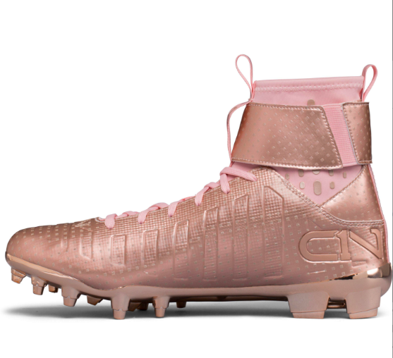 cam newton cleats rose gold